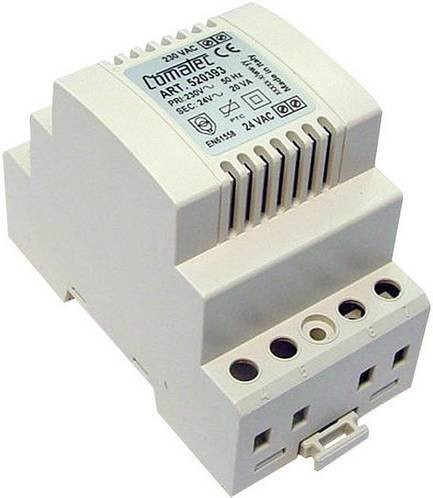 Comatec TBD202024P3 Hutschienen-Netzteil DIN-Rail 24 V/AC 0.83A 20 VA in Grau und Weiß - Bild 1