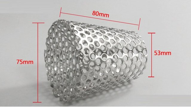 yuyi22 Filtersieb aus 304 Edelstahl für Abwasserrohre, Weiß, Durchmesser: 75 mm - Bild 1