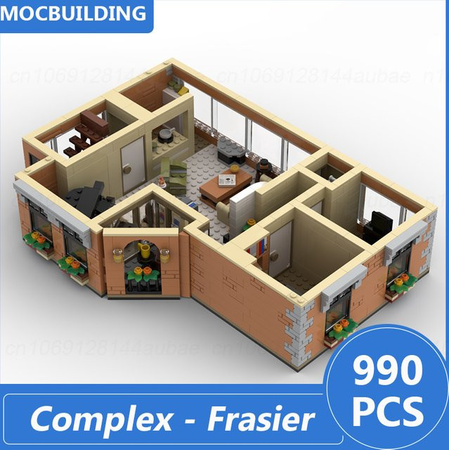 Friends Big Bang Apartment Central Perk Modulare MOC-Gebäude Bausteine Architekturmodell - Bild 1