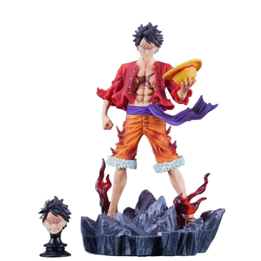 Bandai One Piece Anime Figur Luffy Haoushoku Haki Actionfigur aus PVC, Multicolor, Höhe: 24 cm - Bild 3