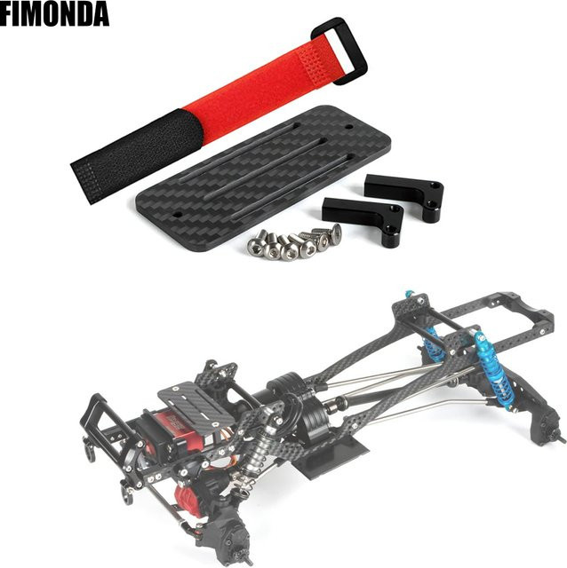 Fimonda Kohlefaser-Batteriefach ESC-Empfängerhalterung, Zubehör - Bild 1