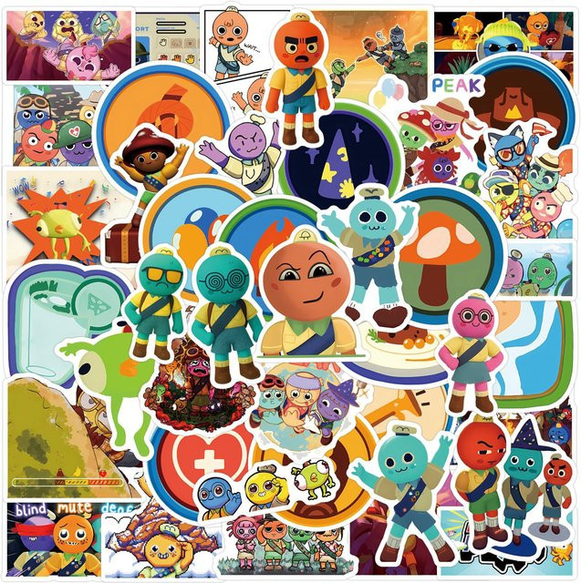 GOGOTU Cartoon PVC Aufkleber, 50-teiliges Set - Bild 1