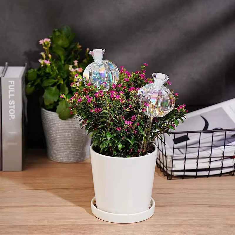 CZSAE Automatische Pflanzenbewässerung in Glühbirnenform aus transparentem Glas für einfache Bewässerung deiner Blumen und Pflanzen - Bild 2