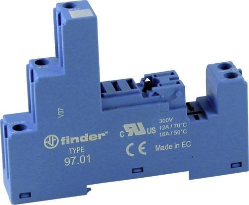Finder Schraubfassung 97.01 in Blau - Bild 1