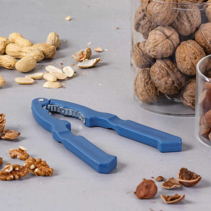 Fackelmann Nussknacker Essential aus Aluminiumguss und Kunststoff, blau - Bild 2