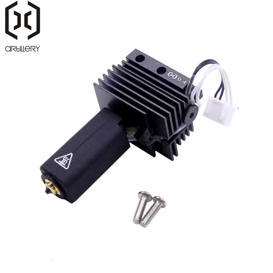 ARTILLERY 3D-Drucker Hot End M1 mit 0,4 mm Düse und Heizrohr in Schwarz - Bild 2