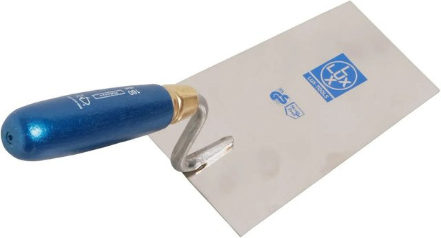 LUX-TOOLS Stuckateurkelle und Putzkelle aus rostfreiem Edelstahl in Silber, Breite: 16 cm - Bild 1