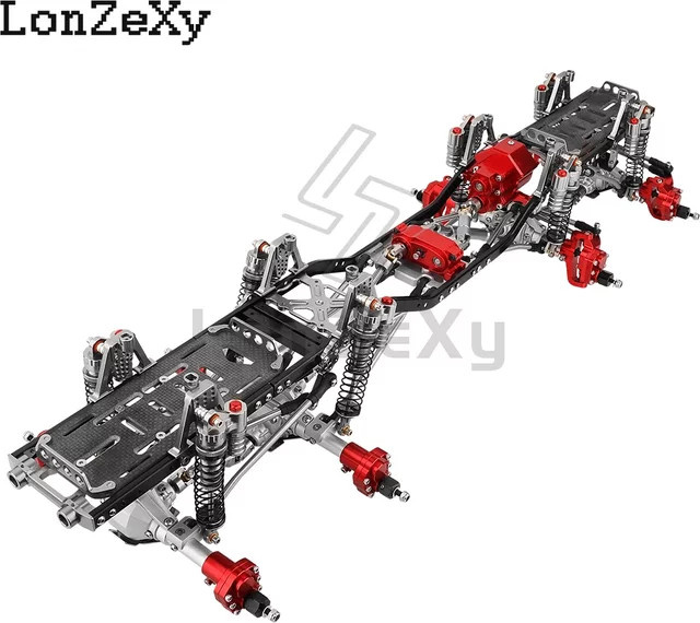 Axial RC Auto Chassis Rahmen, Metall, 1:10 - Bild 1