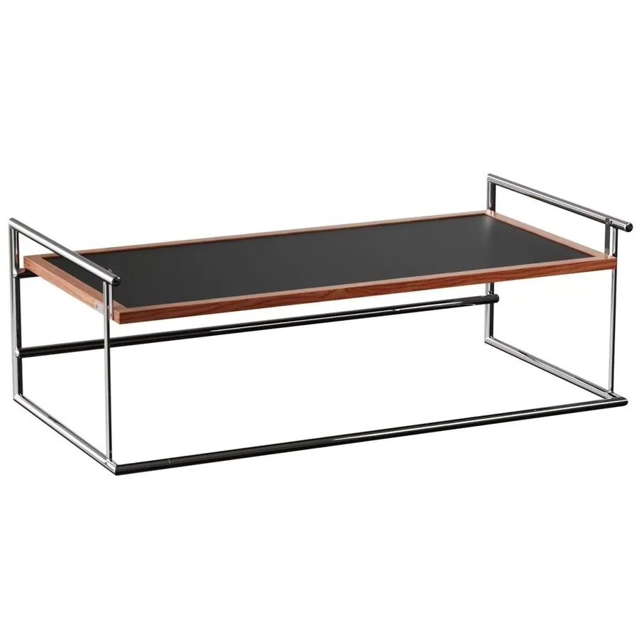 Rio Bauhaus Couchtisch von YTYIN aus Edelstahl in Silber und Weiß, minimalistischer Designer-Teetisch im Retro-Stil für dein Wohnzimmer - Bild 4