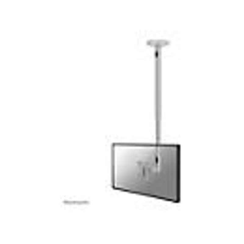 Neomounts FPMA-C050SILVER TV-Deckenhalterung in Silber, neigbar und schwenkbar, VESA 100x100 mm, für Bildschirme von 25,4 cm bis 76,2 cm - Bild 2