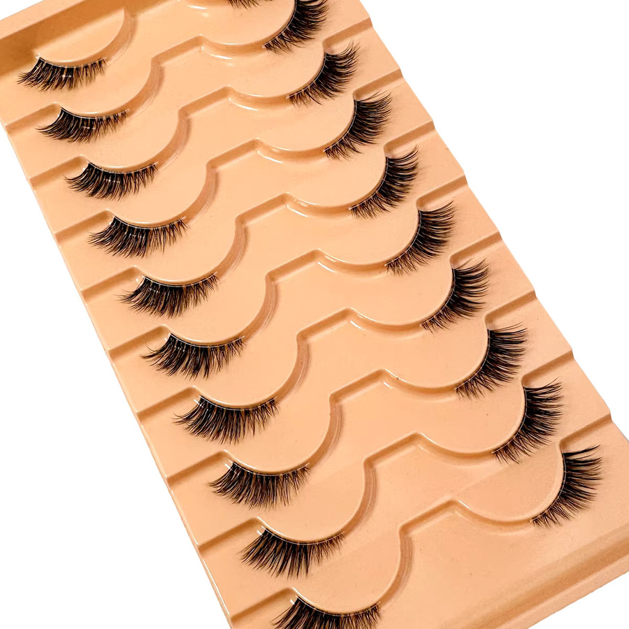 LYBCG Falsche Wimpern 3D Wispy, Natürlich, Unisex - Bild 2