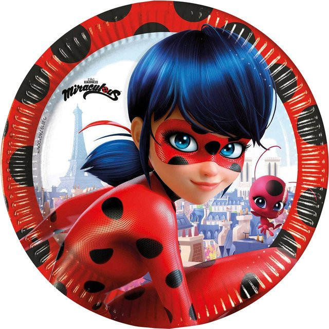 Partystrolche Miraculous Ladybug Partyset, 49-teiliges Set - Bild 1