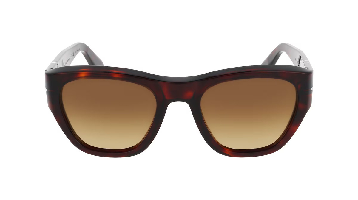 Persol PO0054S Sonnenbrille, Vollrand, Quadratisch, Acetat, Unisex, braun - Bild 1