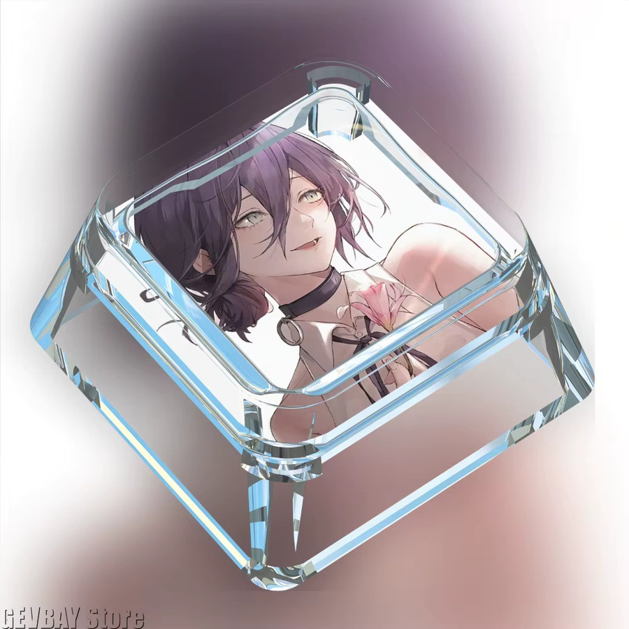 GEVBAY Anime Cartoon Tastenkappen für mechanische Tastaturen, Einzelne 1u Keycaps im Reze Charakter Design - Bild 2