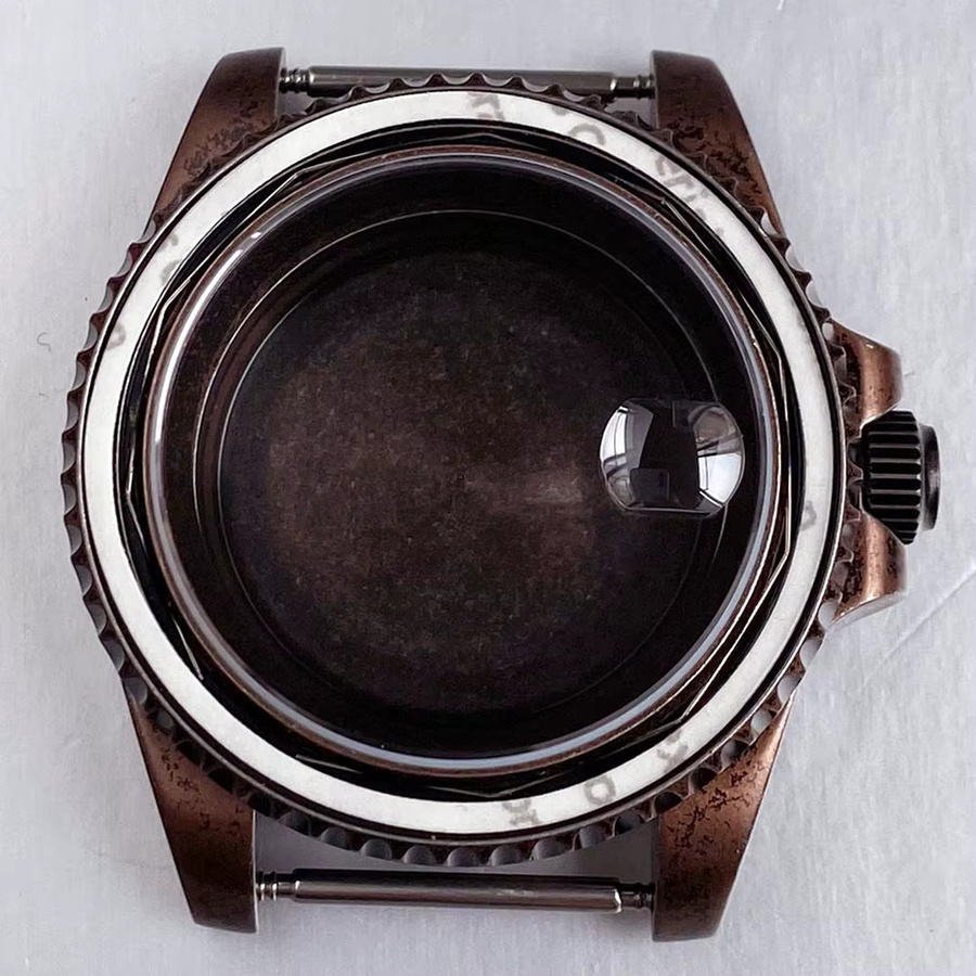 Tandorio Uhrengehäuse, bronzefarben, 40 mm, Automatik, Unisex - Bild 2