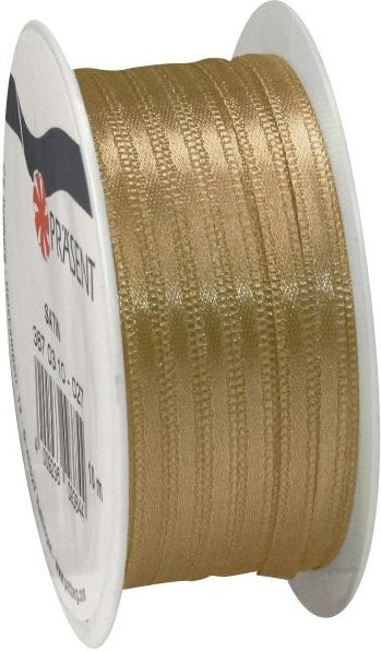 Goldenes Satinband aus Polyester mit 3 mm Breite für Hochzeit, Ostern und Weihnachten - Bild 1