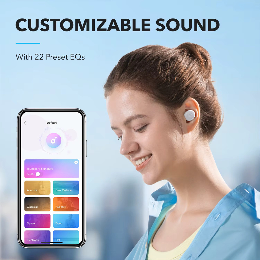 Anker Soundcore A20i True Wireless In-Ear Kopfhörer mit Bluetooth 5.3 in Weiß - Bild 2