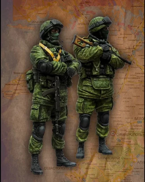 BAANFU Harzfiguren Moderne russische Spezialeinheiten, Modellbausätze, Maßstab 1:35, 2-Personen-Hobbyfiguren - Bild 1