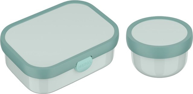 Mepal Obst- und Bentobox Campus 2er Set in Turquoise mit 300 ml und 750 ml - Bild 1