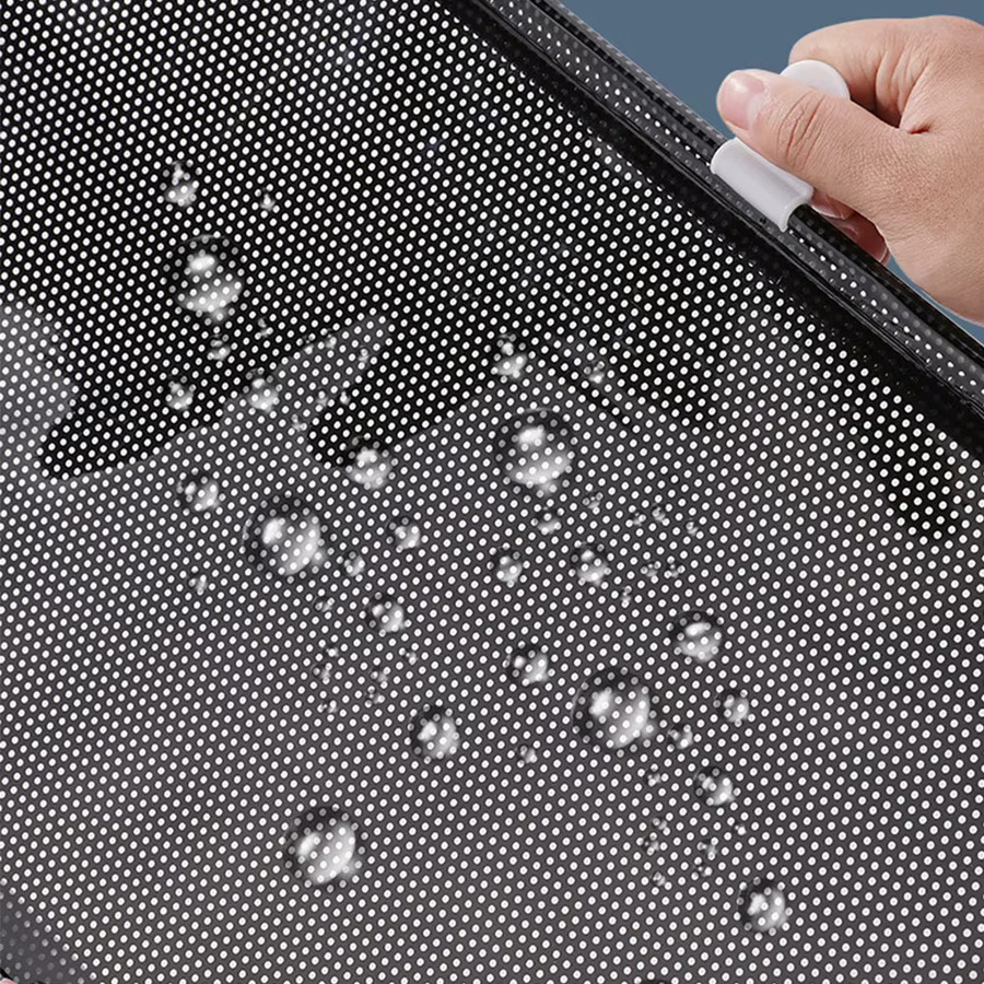 APWIKOGER Verdunkelungsvorhang als Rollos mit Saugnapf, Black, Breite: 40 cm - Bild 3