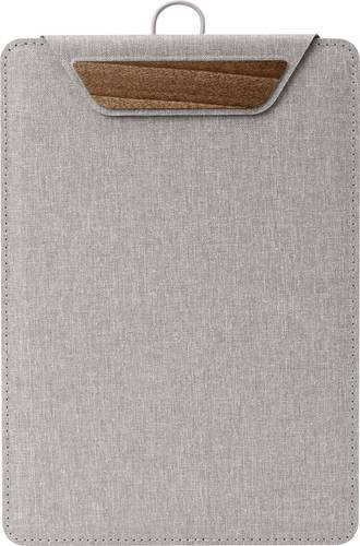 Sigel Speisekarten-Klemmbrett KB224 aus PU-Kunststoff in Hellgrau und Braun - Bild 1