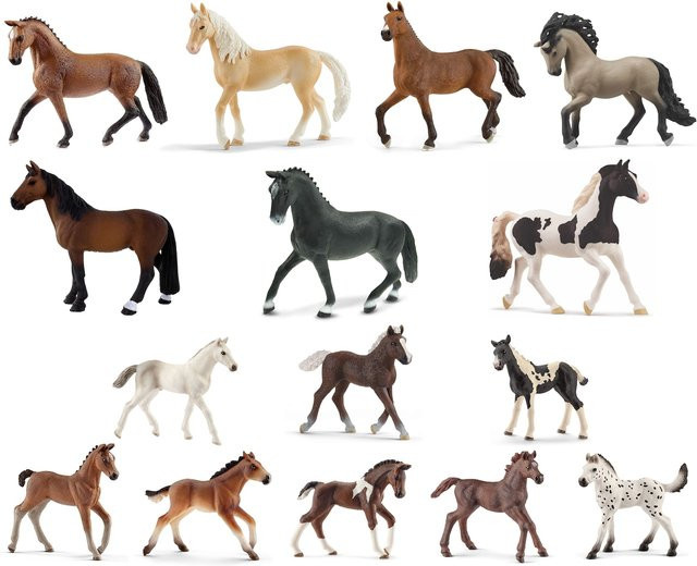 Schleich Pferde-Set Bunt / Mehrfarbig - Bild 1