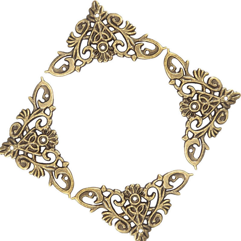 12er Set TOMTOP JMS Schmuck Sammelalbum Schoner aus Zinklegierung im Antik-Stil in Bronze und Gold - Bild 5