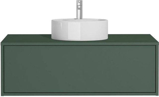 Vente-unique Einzelwaschtisch Teana in Grün matt, Breite: 94 cm - Bild 1