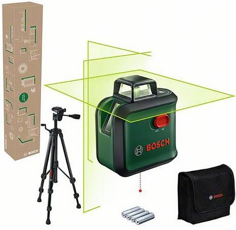 Bosch Kreuzlinienlaser AdvancedLevel 360 Set mit Stativ TT 150 in Grün und Schwarz - Bild 2