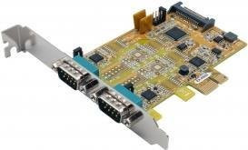 Exsys EX-45032 Serieller PCIe Adapter mit 2x RS-232/422/485/V.24 Anschlüssen in Multicolour - Bild 1