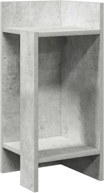 vidaXL Beistelltisch mit Ablage in Grau mit minimalistischem Design, B/T/H: 25,5 x 27,0 x 60,0 cm - Bild 1