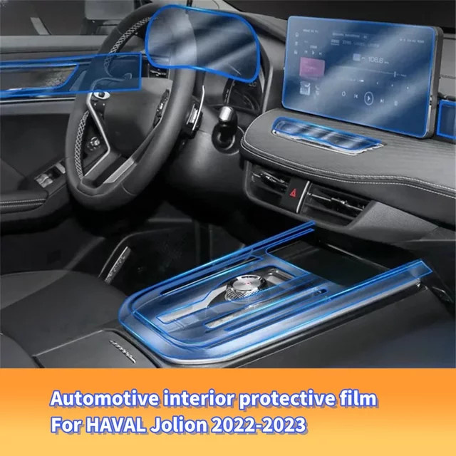Anti-Scratch TPU Schutzfilm für die Mittelkonsole und das Armaturenbrett von Haval Jolion, Transparent - Bild 1
