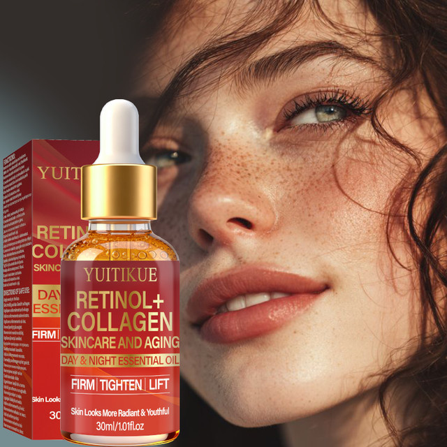 YUITIKUE Retinol-Kollagen Gesichtsöl, Unisex, Trockene und Fettige Haut - Bild 1