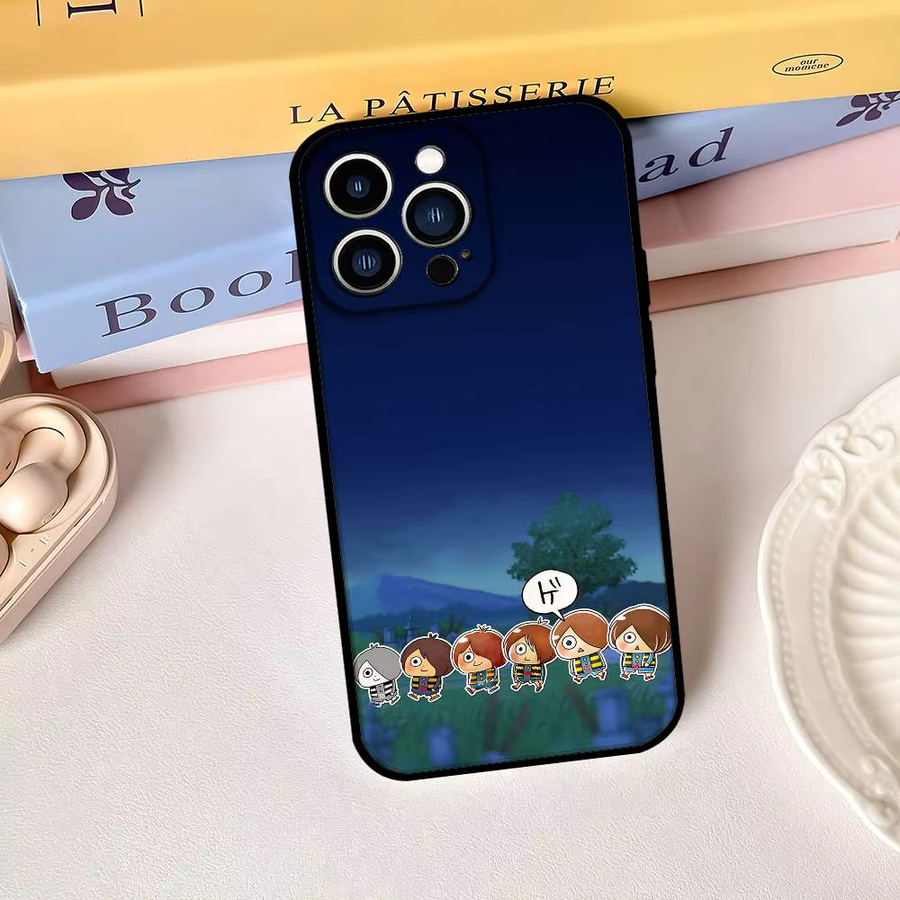 G-Gegege No Kitaro Handyhülle für Apple iPhone 11 bis 17 Pro Max und Mini, weiche Schutzhülle in Schwarz und Multicolour - Bild 6