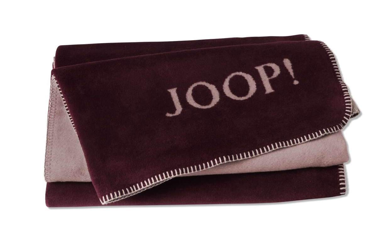 JOOP! Living Uni-Doubleface Bettwäsche Reversible Double Face in Schwarz und Lila, Fluffy und Pflegeleicht, Baumwollmischung, OEKO-TEX Standard 100 - Bild 1