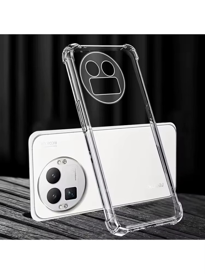 EUCAGR Airbag Schutzhülle aus transparentem TPU Silikon für Oppo Realme GT8 Pro - Bild 6