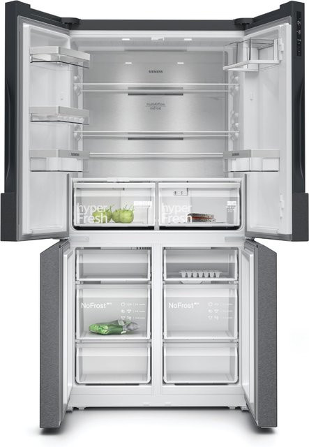 Siemens iQ500 KF96NAXEA French Door Multi-Door Kühl-Gefrier-Kombination in SchwarzSteel - Bild 1
