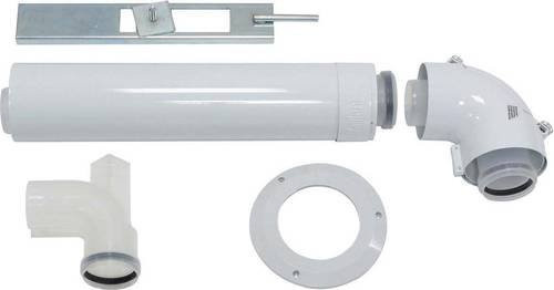 Vaillant Luftkanalsystem Bogen aus Kunststoff in Weiß - Bild 1