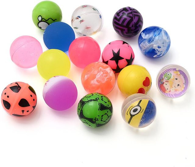 Kidsly Hüpfball, 100-teiliges Set, Gummi, bunt, ab 3 Jahren - Bild 1