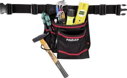 Parat PARABELT M Universal Werkzeug-Gürteltasche aus Nylon in Schwarz-Rot, Höhe: 30,0 cm, Breite: 20,0 cm, Tiefe: 10,0 cm - Bild 1