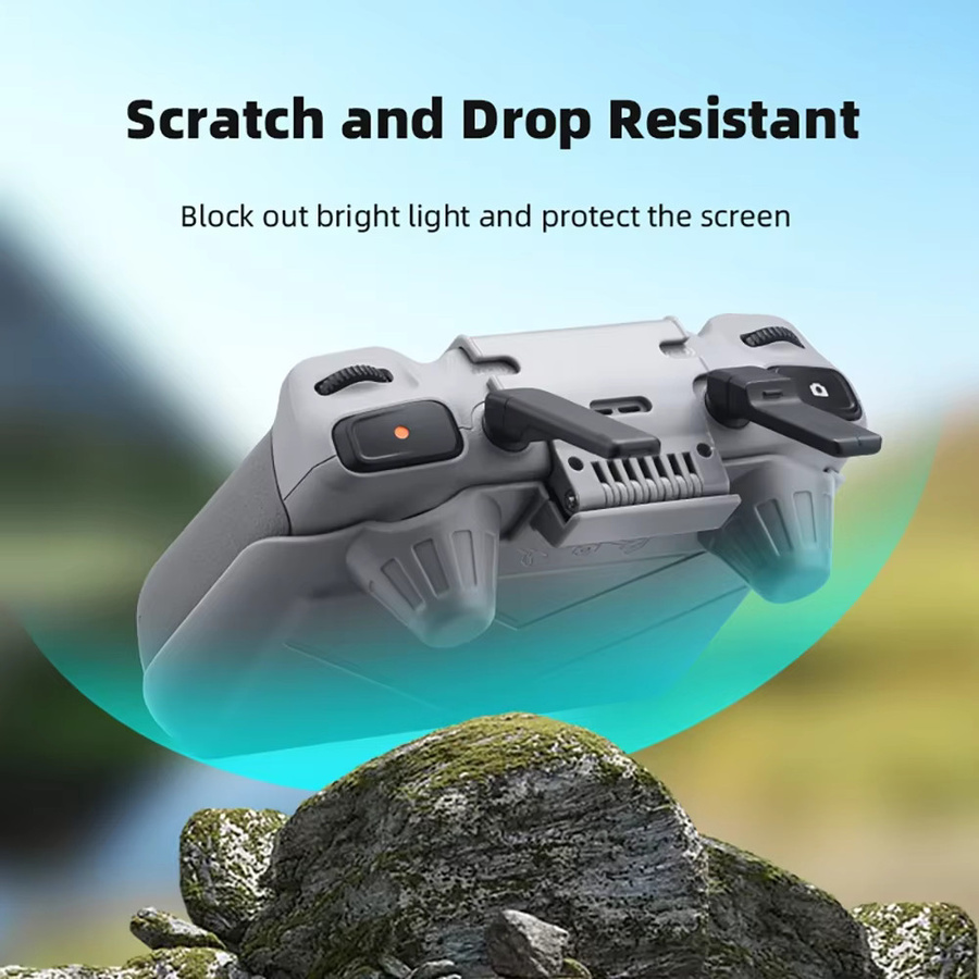 BRDRC RC 2 Sonnenschutz Sonnenhaube und Displayschutzfolie für DJI Mavic 4 Pro, Mini 4 Pro und Air 3S in Grau - Bild 4
