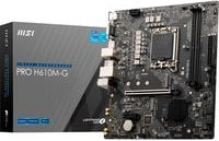 MSI PRO H610M-G Mainboard LGA1700 DDR5 Schwarz mit Ethernet/LAN und SATA - Bild 1
