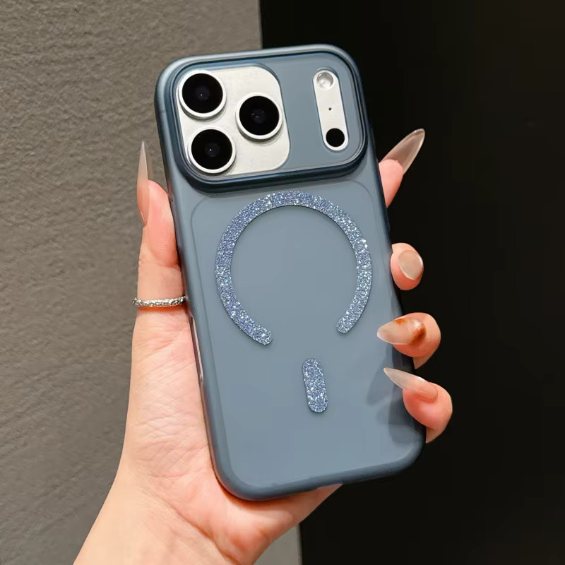 Transparente MagSafe Schutzhülle für Apple iPhone 12 bis 17 Pro Max Plus, matte und ultra dünne Hülle für kabelloses Laden - Bild 2