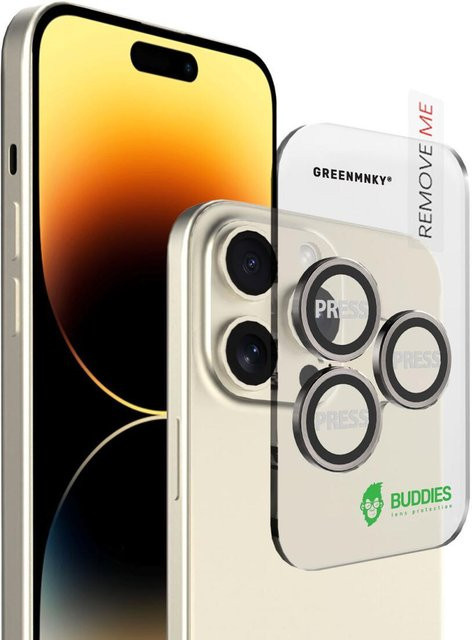 BUDDIES Handyhülle für iPhone 14 Pro und iPhone 14 Pro Max in Gold - Bild 1