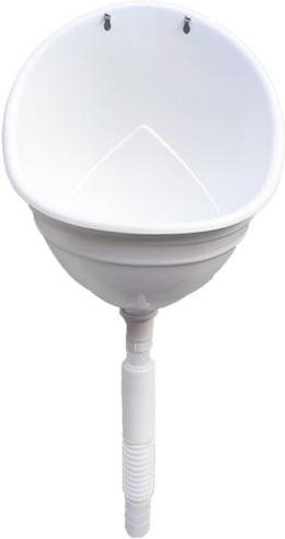 Wasserloses Wand-Urinal ZiQiDongLai in Weiß mit geruchshemmendem Abflussdesign für Kinderbadezimmer, Breite: 70 cm - Bild 1