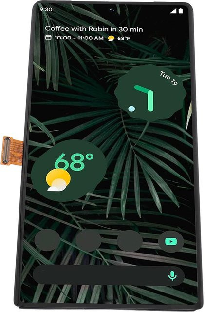 Google Pixel 6 Pro 5G Ersatz Display Baugruppe mit Touch Digitizer in Schwarz - Bild 1