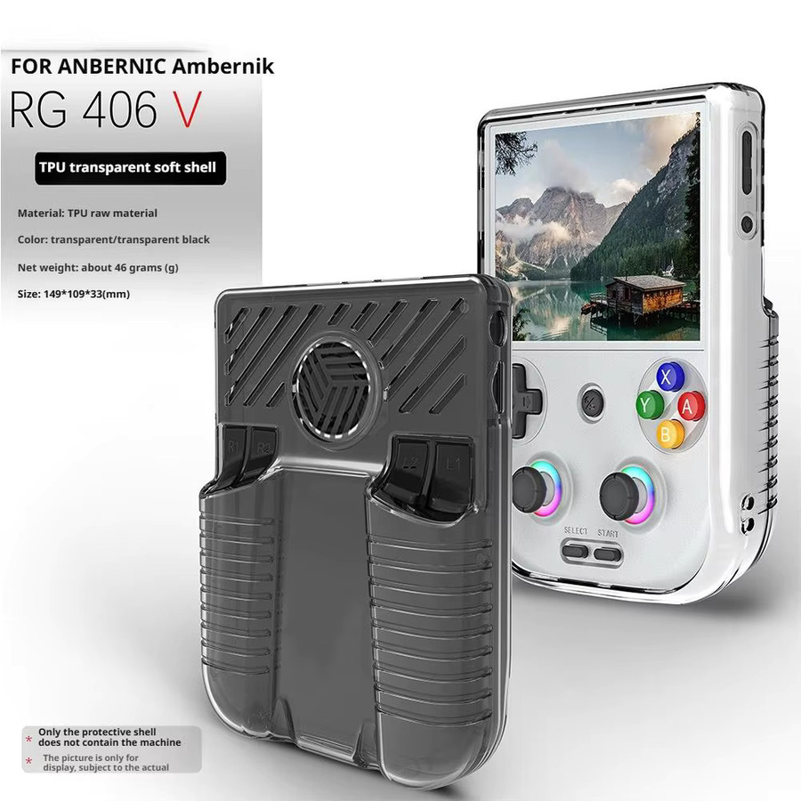 Stoßfeste transparente TPU Schutzhülle für deine Anbernic RG 406V Handheld Gaming Konsole - Bild 3