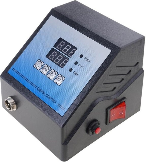 All For You Digitale Temperaturreglerbox für Heißpresse und Wärmeübertragungsdrucker, 1300W, Grau - Bild 1