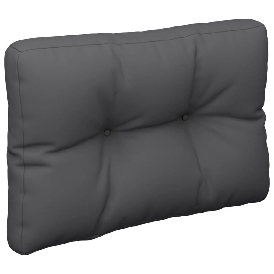 vidaXL Palettenkissen 2-teiliges Set Anthrazit aus wasserabweisendem Polyester - Bild 4