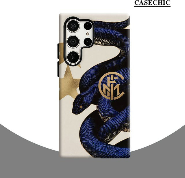 I-Inter M-Milan 117th Stoßfeste Handyhülle für Samsung Galaxy S26 S25 S24 S23 Ultra Plus in Multicolour mit robuster Doppelschicht-Rückabdeckung - Bild 1